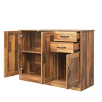 Modern Wood Buffet Sideboard with 2 doors&1 Storage and 2drawers -Entryway Serving Storage Cabinet Doors-Dining Room Console
