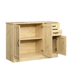 Modern Wood Buffet Sideboard with 2 doors&1 Storage and 2drawers -Entryway Serving Storage Cabinet Doors-Dining Room Console