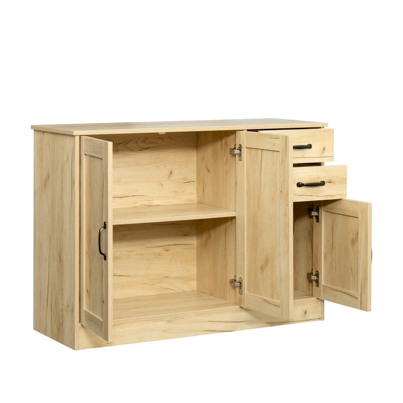 Modern Wood Buffet Sideboard with 2 doors&1 Storage and 2drawers -Entryway Serving Storage Cabinet Doors-Dining Room Console