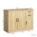 Modern Wood Buffet Sideboard with 2 doors&1 Storage and 2drawers -Entryway Serving Storage Cabinet Doors-Dining Room Console