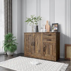 Modern Wood Buffet Sideboard with 2 doors&1 Storage and 2drawers -Entryway Serving Storage Cabinet Doors-Dining Room Console