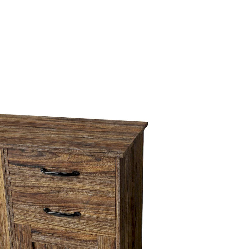 Modern Wood Buffet Sideboard with 2 doors&1 Storage and 2drawers -Entryway Serving Storage Cabinet Doors-Dining Room Console