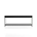 Takamura Modern 60-inch Glass 1-Shelf 1-Drawer TV Console by Strick & Bolton