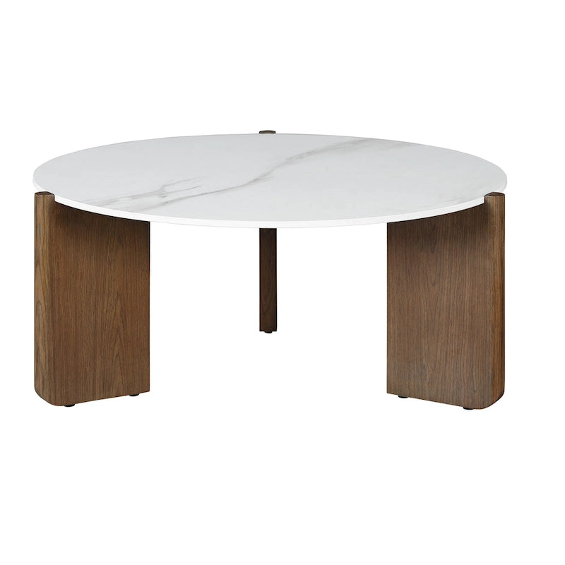 Somette Helida Sintered Stone Top Cocktail Table