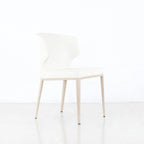 Cabo Mid-century Modern Faux Leather Wingback Dining Chair