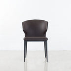 Cabo Mid-century Modern Faux Leather Wingback Dining Chair