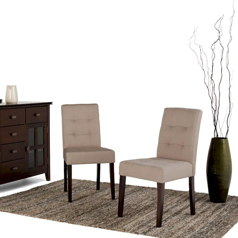 WYNDENHALL Jefferson Contemporary Parson Dining Chair (Set of 2) - 18.9 w x 23 d x 35.8 h