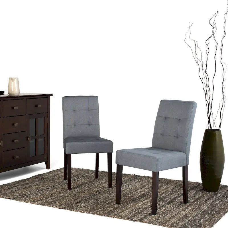 WYNDENHALL Jefferson Contemporary Parson Dining Chair (Set of 2) - 18.9 w x 23 d x 35.8 h