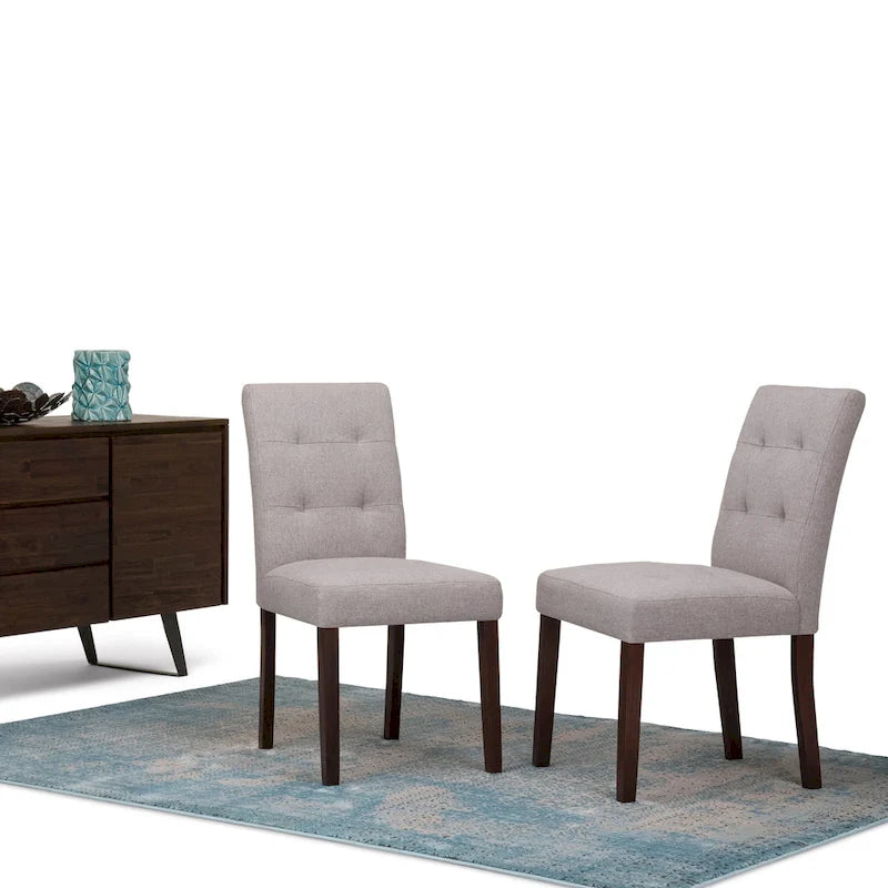 WYNDENHALL Jefferson Contemporary Parson Dining Chair (Set of 2) - 18.9 w x 23 d x 35.8 h