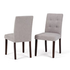 WYNDENHALL Jefferson Contemporary Parson Dining Chair (Set of 2) - 18.9 w x 23 d x 35.8 h
