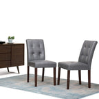 WYNDENHALL Jefferson Contemporary Parson Dining Chair (Set of 2) - 18.9 w x 23 d x 35.8 h