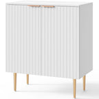 SICOTAS Sideboard Buffet Storage Cabinet with Adjustable Shelves - N/A