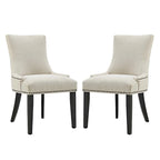 Marquis Set of 2 Fabric Dining Side Chair