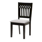 Genesis Modern styled Fabric and Wood Dining Set