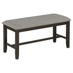 Nestfair 6-Piece Dining Table Set with 4 Fabric Chairs and Bench