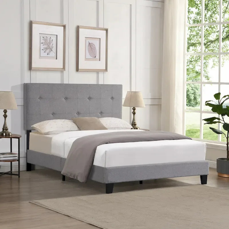 Upholstered Platform Bed Frame