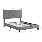 Upholstered Platform Bed Frame