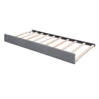 Upholstered Platform Bed with Trundle