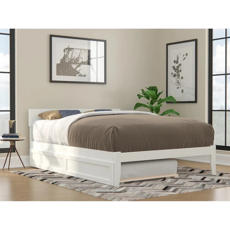 AFI Boston Platform Bed with Trundle