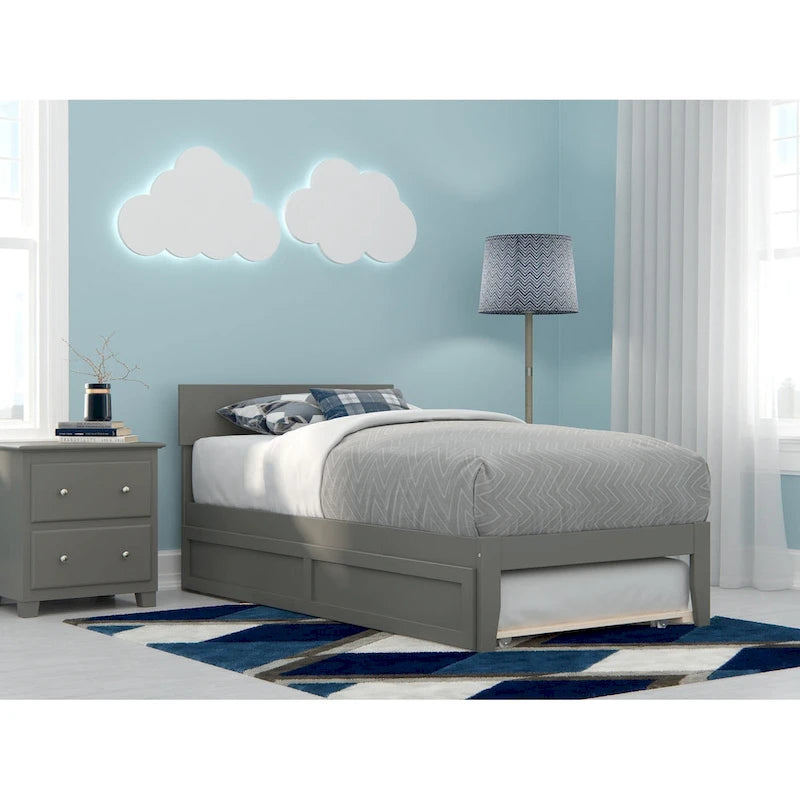 AFI Boston Platform Bed with Trundle