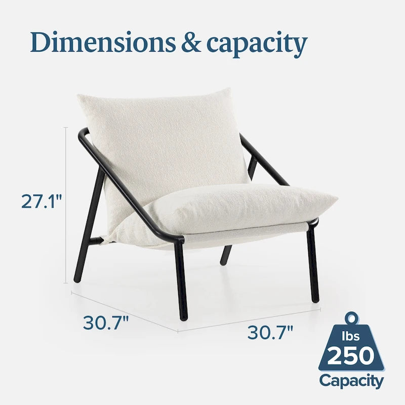 Priage by ZINUS Audrey Metal Sling Accent Chair