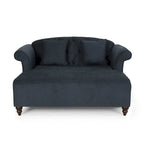 Freas Contemporary Tufted Double Chaise Lounge with Accent Pillows by Christopher Knight Home - 63.00  L x 58.50  W x 34.50  H