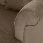 Freas Contemporary Tufted Double Chaise Lounge with Accent Pillows by Christopher Knight Home - 63.00  L x 58.50  W x 34.50  H