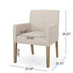 McClure Upholstered Armchair by Christopher Knight Home