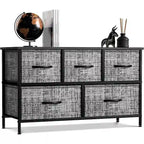 Dresser w/ 5 Drawers Furniture Storage Chest for Home, Bedroom