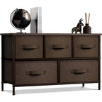 Dresser w/ 5 Drawers Furniture Storage Chest for Home, Bedroom