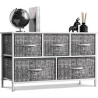 Dresser w/ 5 Drawers Furniture Storage Chest for Home, Bedroom