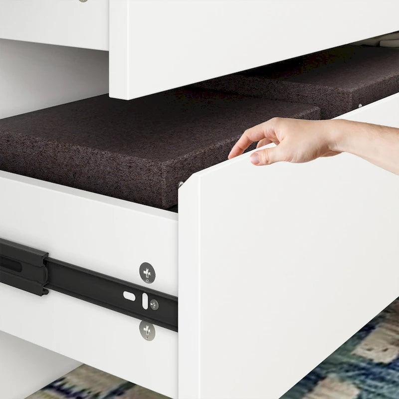 12 Drawer Dresser for Bedroom with Deep Drawers Large Floor Wood Chest