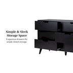 Middlebrook Designs Hans 6 Drawer Dresser with Cut Out Handles