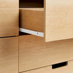 Middlebrook Designs Hans 6 Drawer Dresser with Cut Out Handles