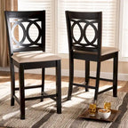 Modern and Contemporary Counter Stool 2-Piece Set