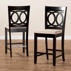 Modern and Contemporary Counter Stool 2-Piece Set