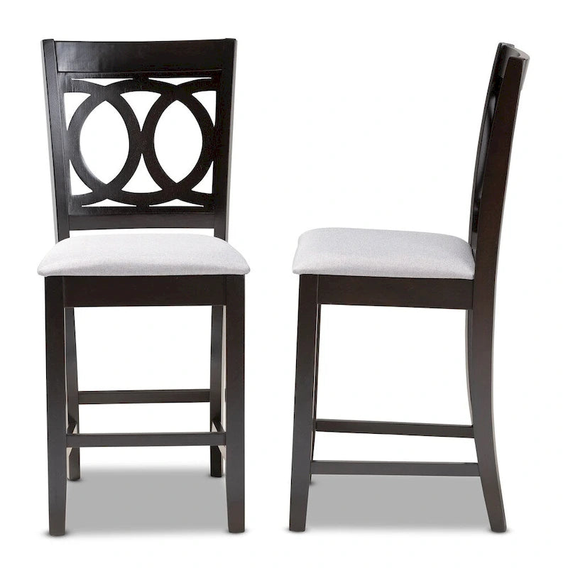 Modern and Contemporary Counter Stool 2-Piece Set