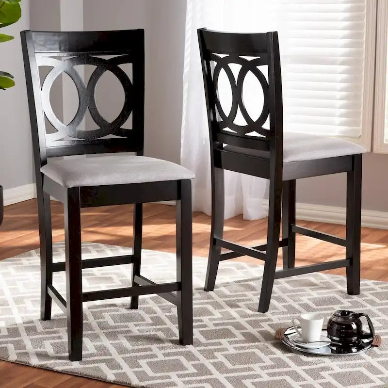 Modern and Contemporary Counter Stool 2-Piece Set