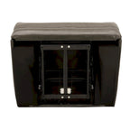 Bentley Leather Power Recliner - Graphite Grey Upholstered Arm Chair