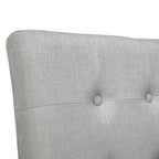 Tia Modern Tufted Grey Counter Chairs (Set of 2) by Furniture of America