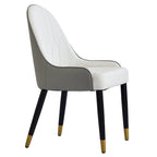 set of 2 Modern PU Leather Dining Chairs