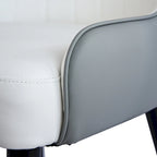 set of 2 Modern PU Leather Dining Chairs