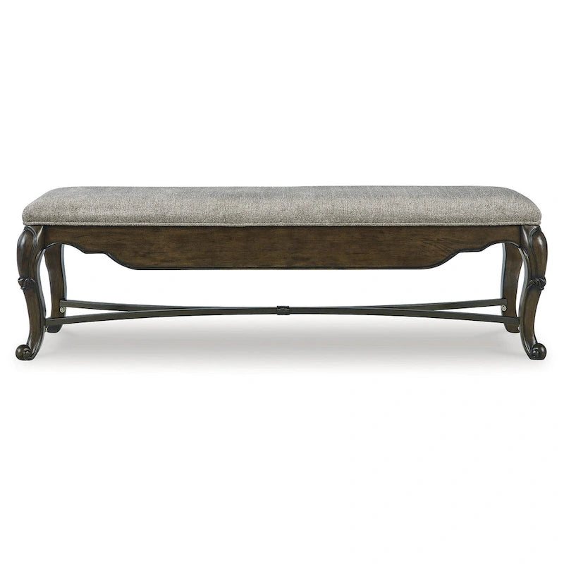 Signature Design by Ashley Maylee Dark Brown 63  Dining Bench - 63.25 W x 17.5 D x 20.25 H