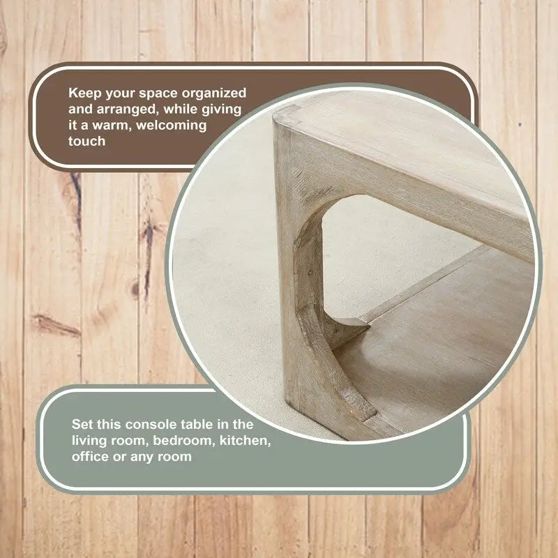 Artissance Reclaimed Wood Peking Ming Coffee Table, Large, 67 Inch Long, Weathered White Wash