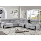 Steve Silver Palisade 6-piece Gray Power Reclining Sectional