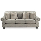Signature Design by Ashley Olsberg Steel Sofa - 91  W x 38  D x 38  H
