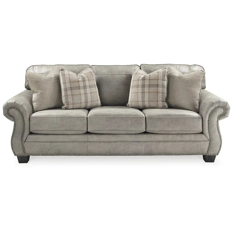 Signature Design by Ashley Olsberg Steel Sofa - 91  W x 38  D x 38  H