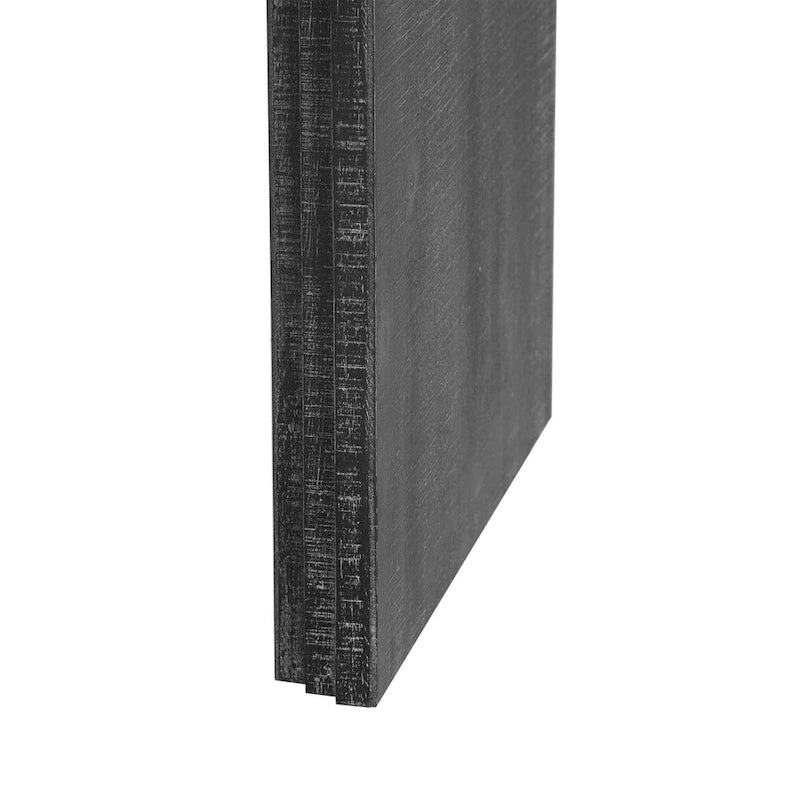 Irresistible Retro Silhouette Console Table: Open Style, Two Top Drawers