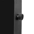 Irresistible Retro Silhouette Console Table: Open Style, Two Top Drawers