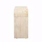 Irresistible Retro Silhouette Console Table: Open Style, Two Top Drawers